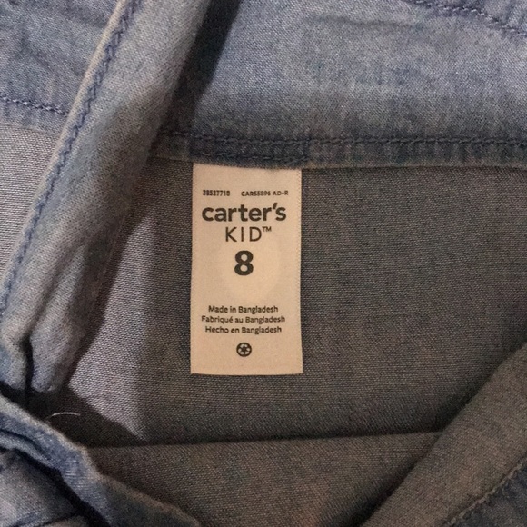 Carters jean dress jumper size 8 - Picture 3 of 6